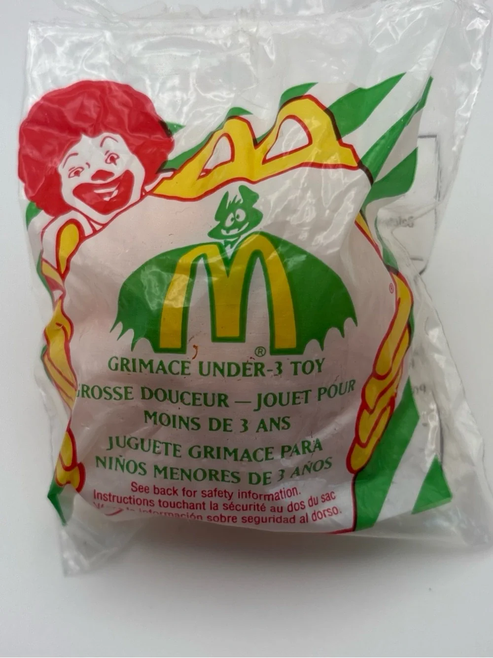 McDonalds Halloween Grimace in Pumpkin Happy Meal U3 Toy NIP